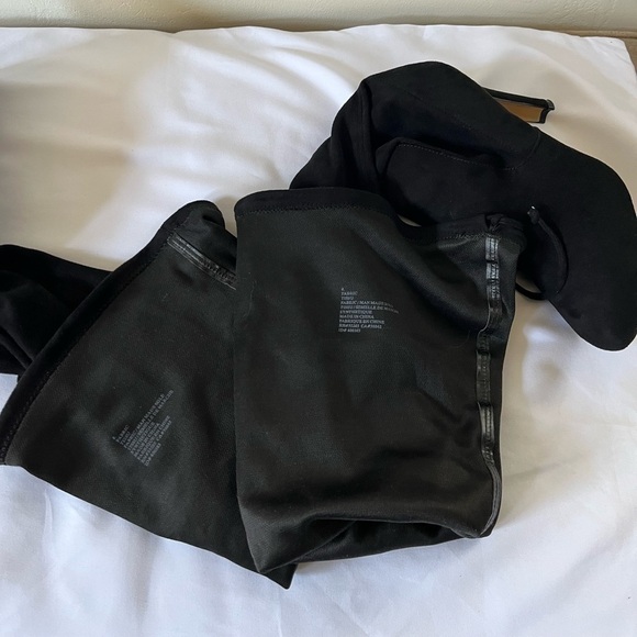 Express Over the knee heel sock boots adjustable faux suede size 8 Preow… - Picture 7 of 16